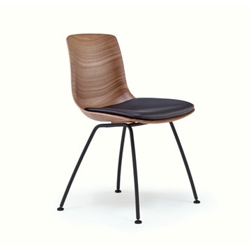 Tulip stol fra Naver Collection (GM 315), lædersæde